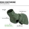 Rukka Medea X Bathrobe Large | Sneldrogende hondenbadjas maat L