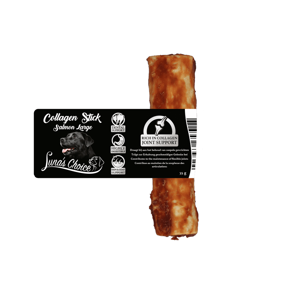Luna's Choice Collagen Chews Stick Salmon L