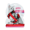 Pawise Kitten Harness With Leash Red/Blue L