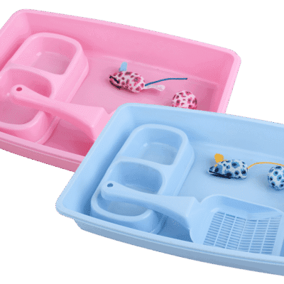 Pawise Kitten Starter Set Blauw