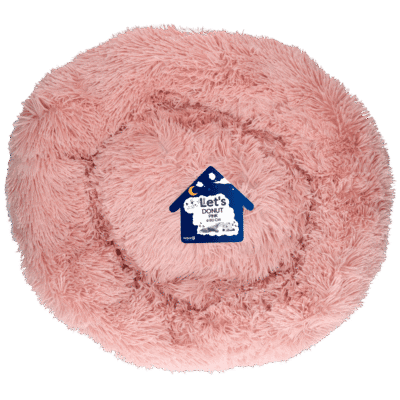 Zachte roze honden- en kattenmand, perfect voor comfortabel rusten.