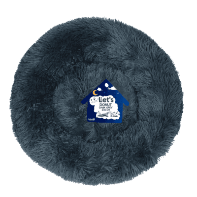 Zwart grijs dierenmand voor huisdieren.