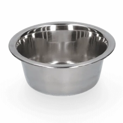 Voer- & Drinkbak RVS Ø 13 cm