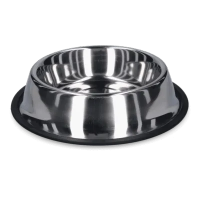 Antislip Voer- & Drinkbak RVS 450 ml Ø 19 cm