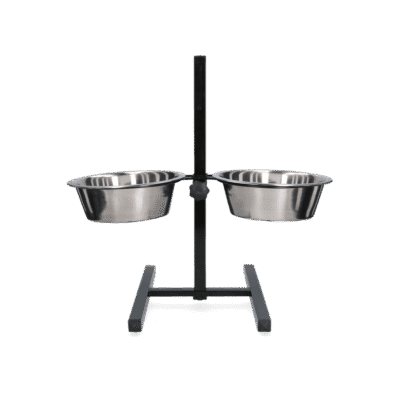 Voer en drinkbak RVS T-standaard Ø 25 cm (2,8 l)