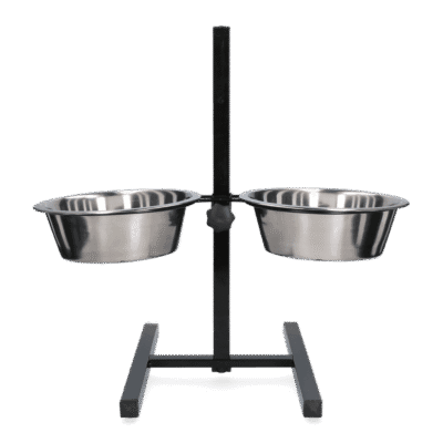 Voer en drinkbak RVS T-standaard Ø 28 cm (4 l)