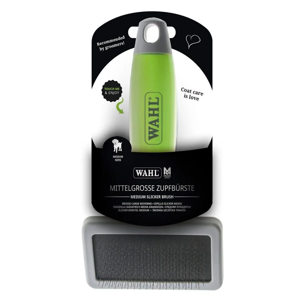 Hondenborstel voor grote honden, ideaal voor grooming en verzorging, verkrijgbaar bij Max en Willow Petshop.