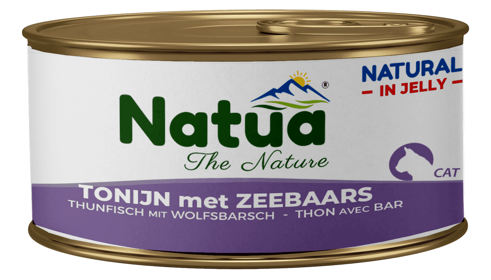 Natua Kat Jelly Tonijn Zeebaars 85 g