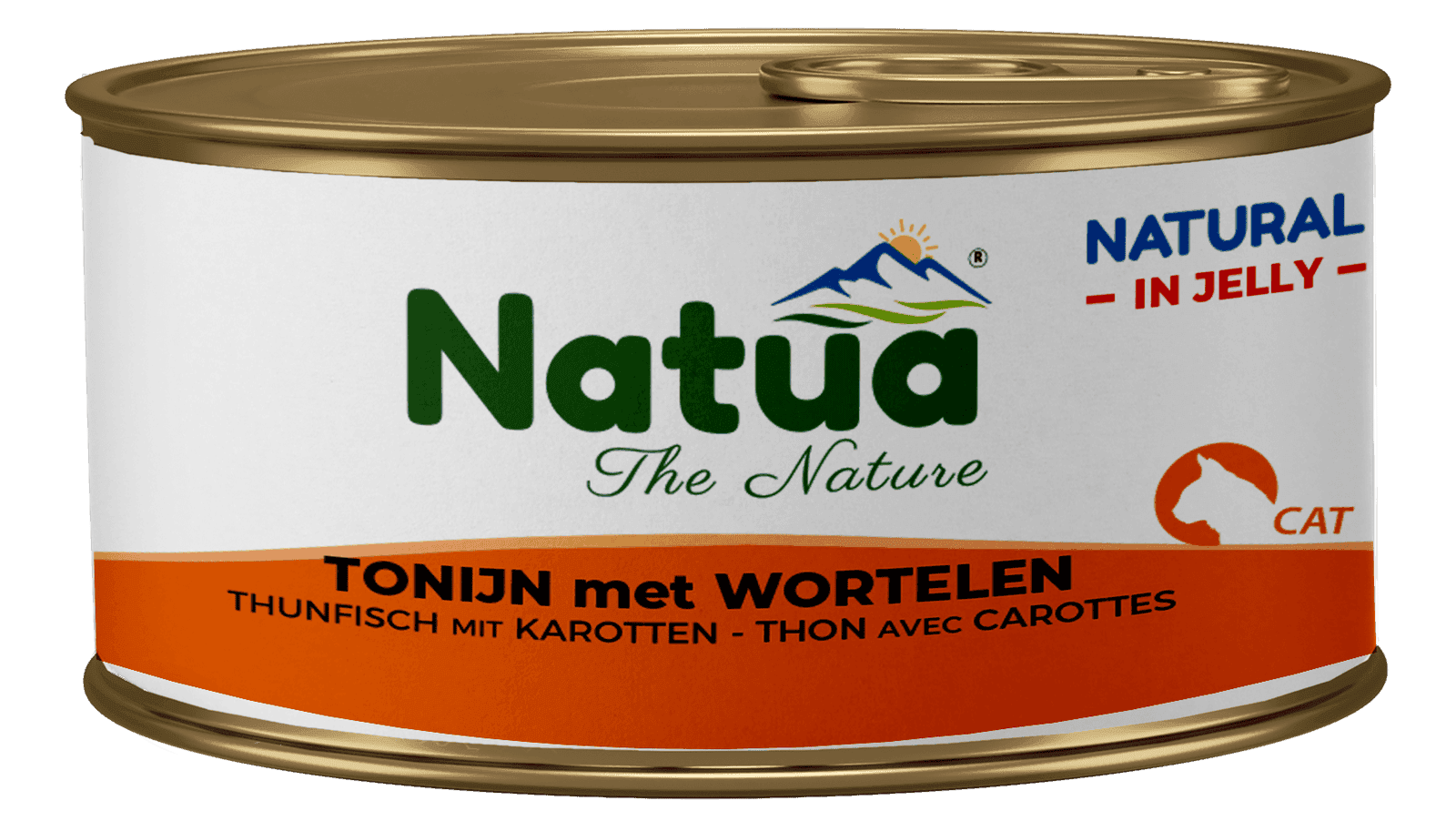 Natua Kat Jelly Tonijn Wortelen 85 g