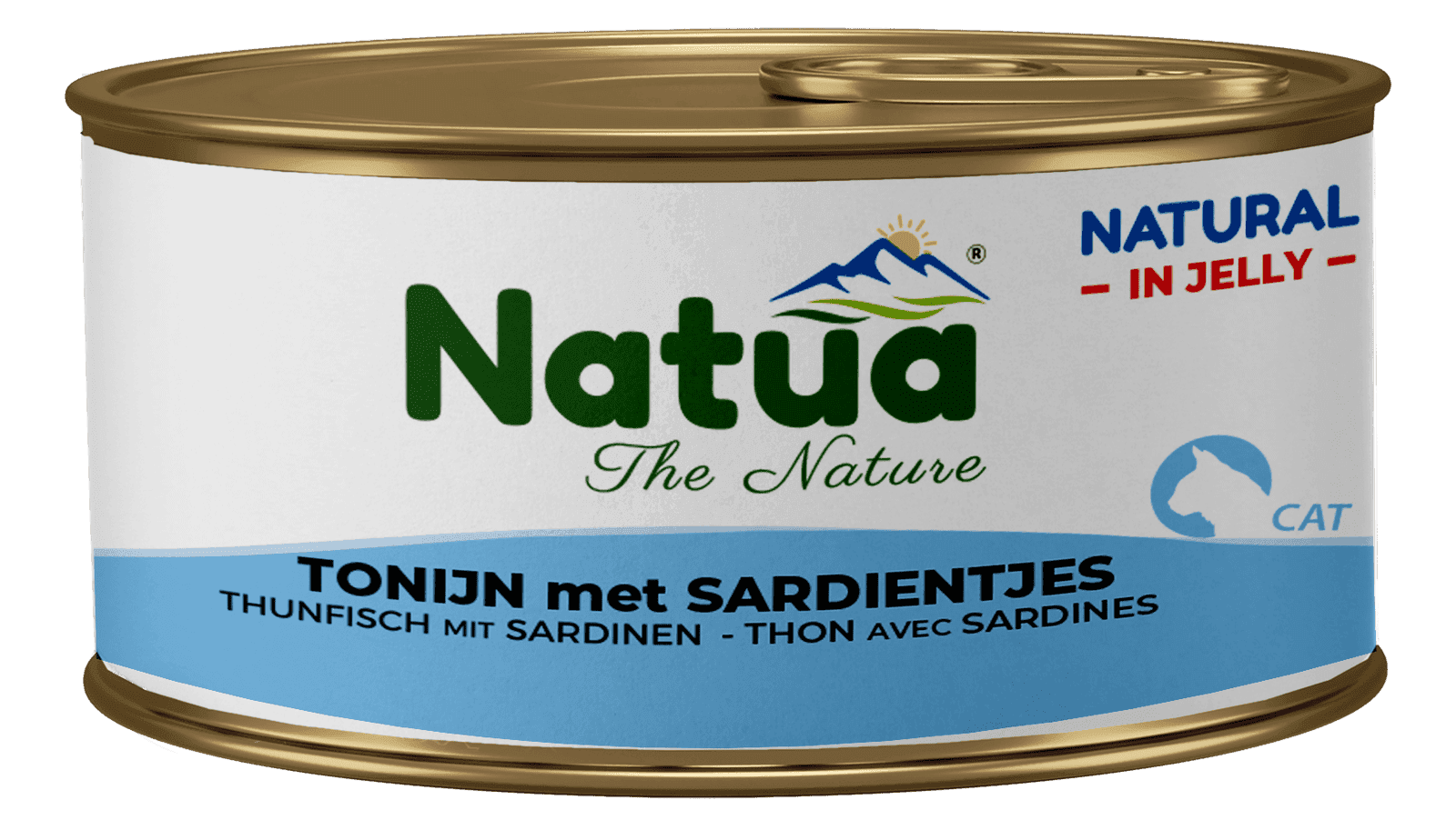 Natua Kat Jelly Tonijn Sardientjes 85 g