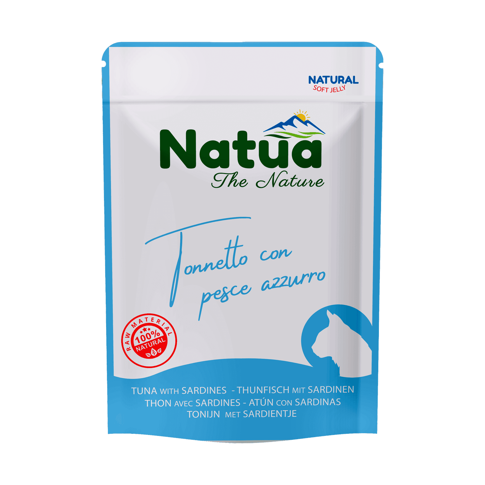 Natua Kat Pouch Tonijn Sardientjes 70 g