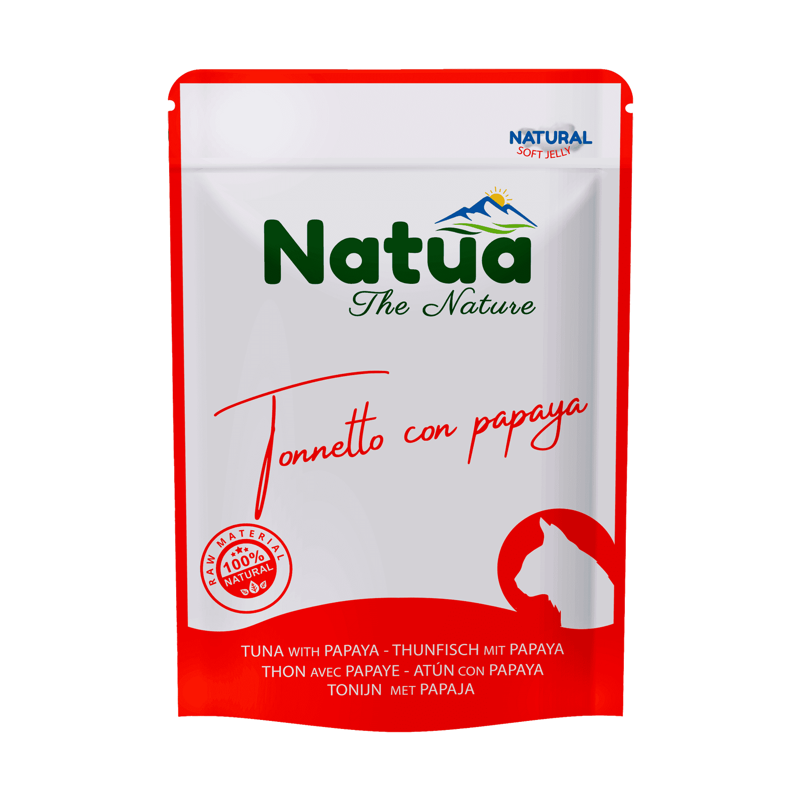 Natua Kat Pouch Tonijn Papaja 70 g
