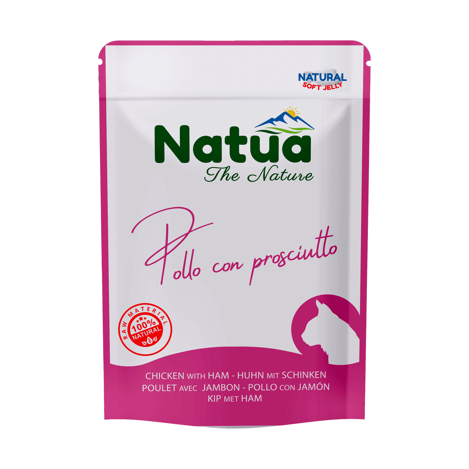 Natua Kat Pouch Kip Ham 70 g