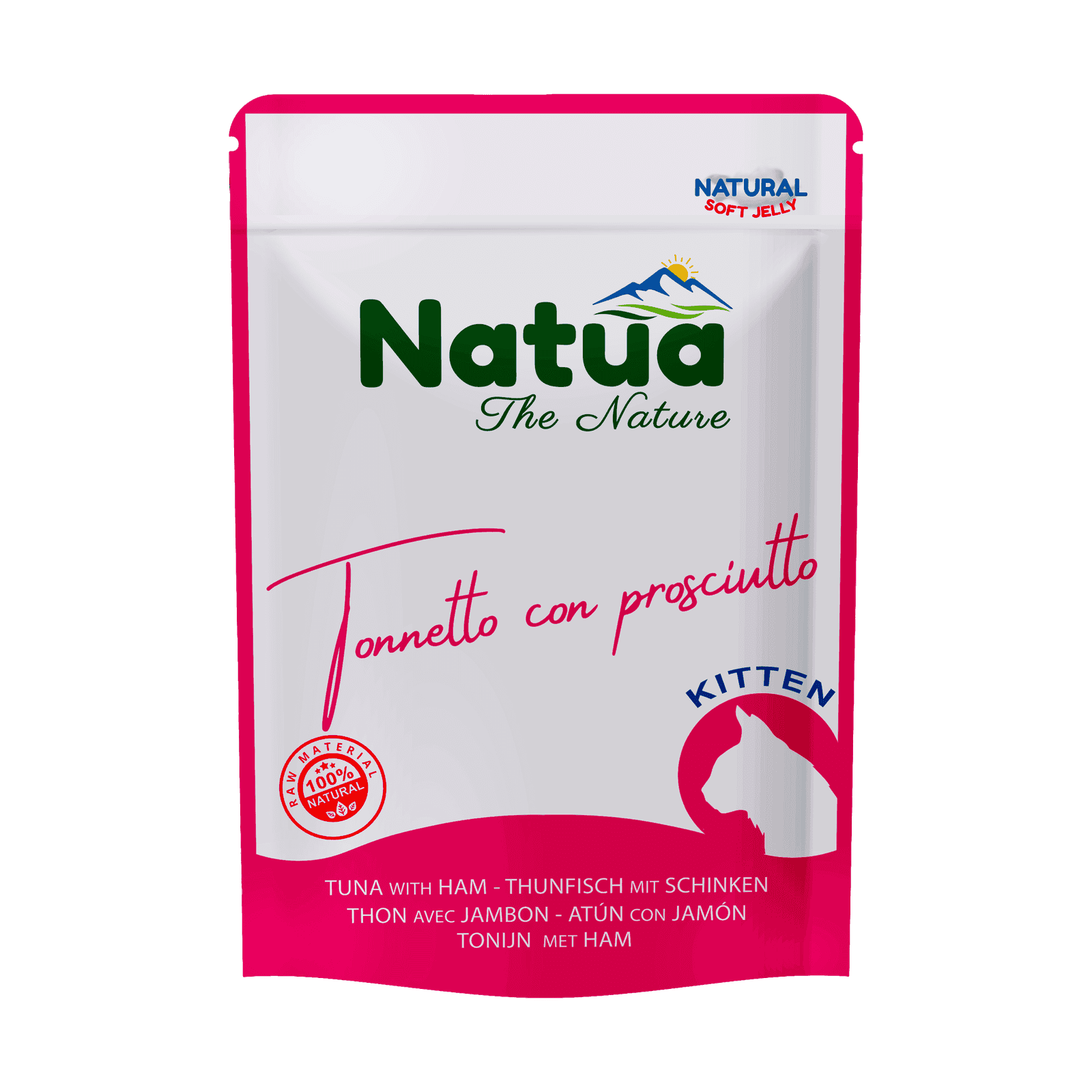 Natua Kitten Pouch Tonijn Ham 70 g