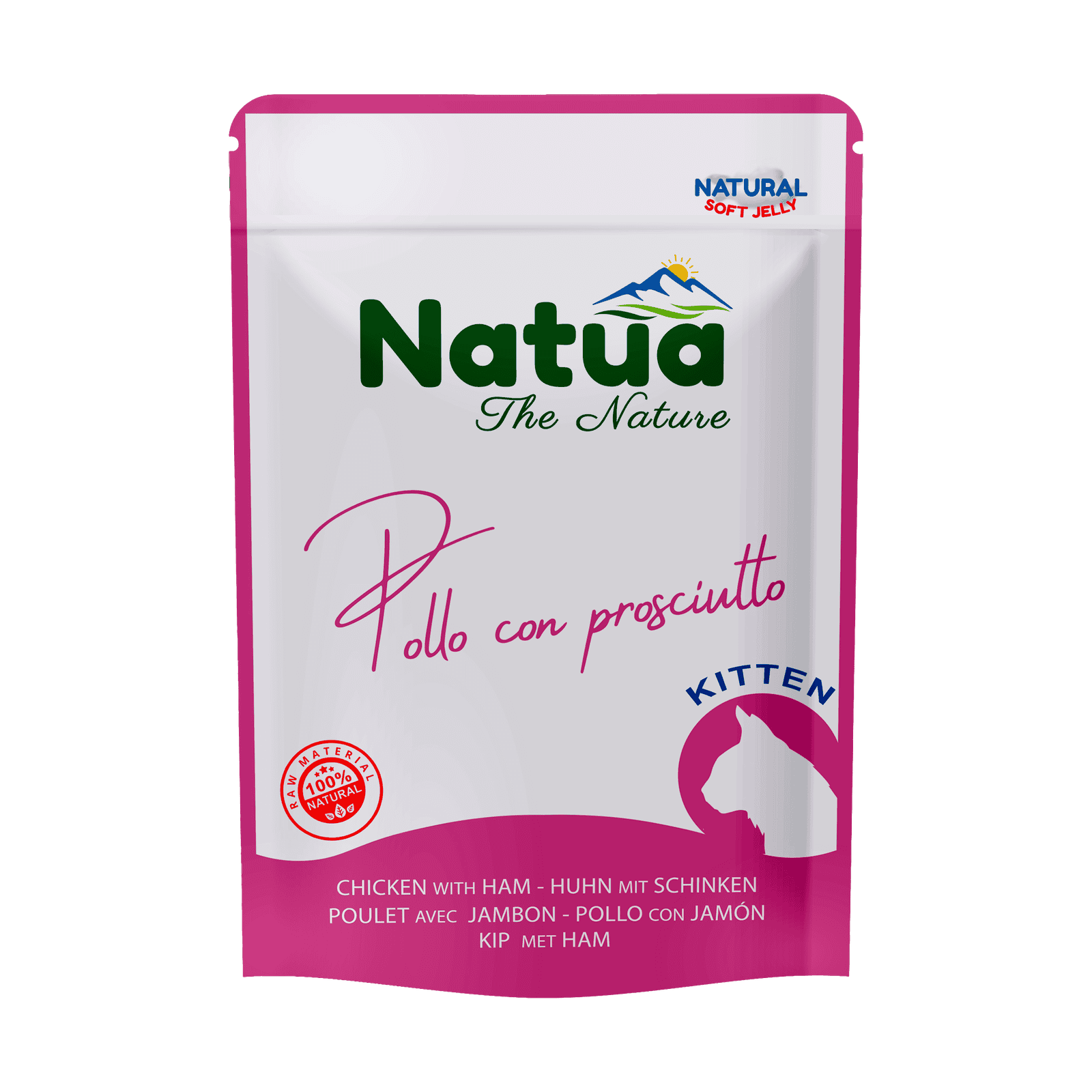 Natua Kitten Pouch Kip Ham 70 g
