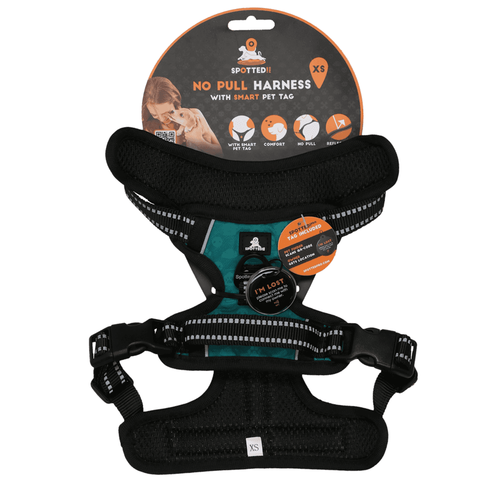 Spotted! Pro No Pull Harnas Groen XS