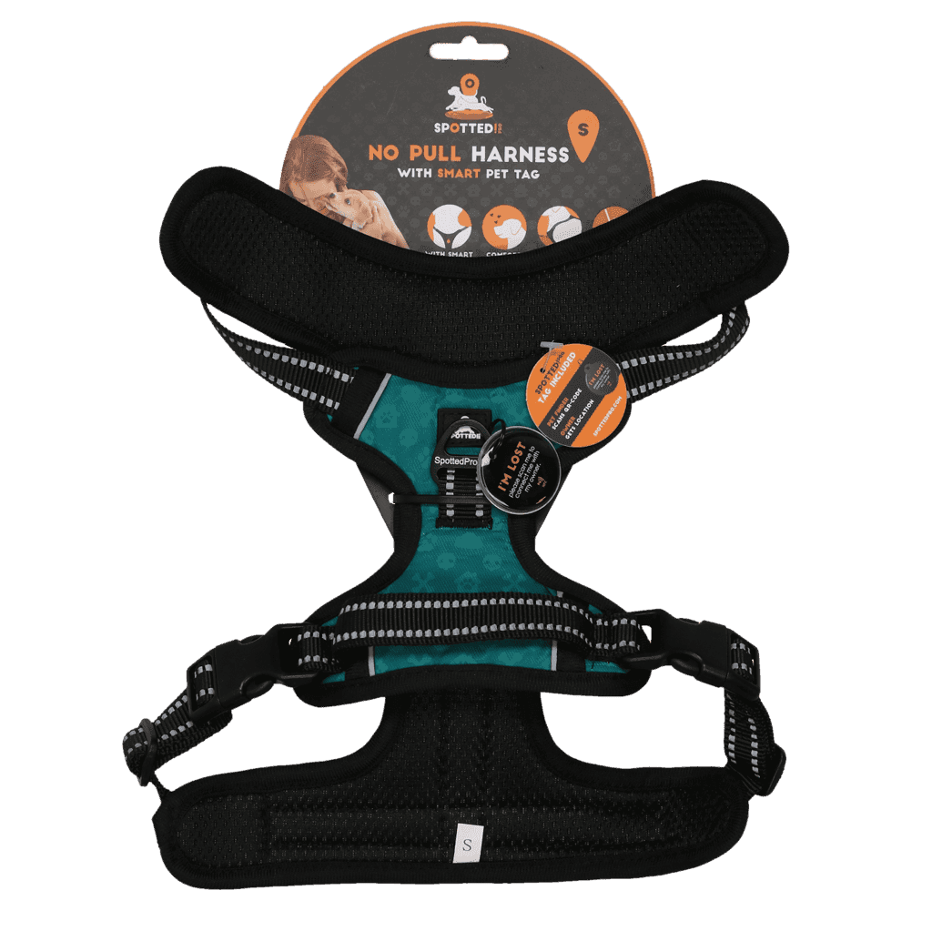 Spotted! Pro No Pull Harnas Groen S