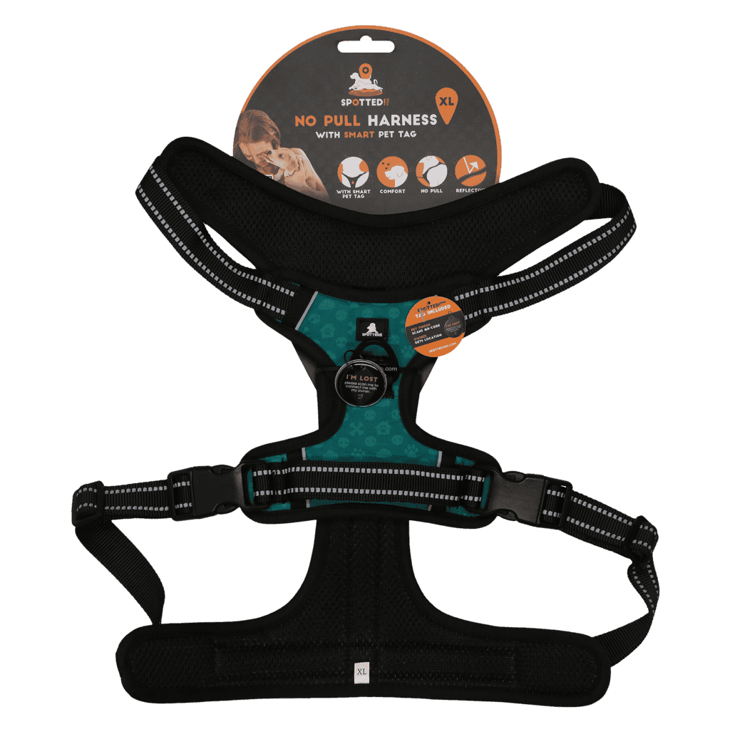 Spotted! Pro No Pull Harnas Groen XL