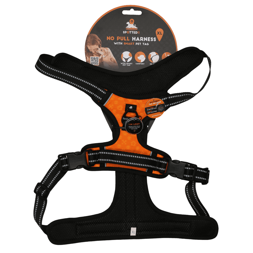 Spotted! Pro No Pull Harnas Oranje XL