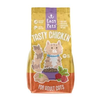 EasyPets Tasty Chicken Adult kattenvoer met kip - droogvoer voor volwassen katten - 1,5 kg
