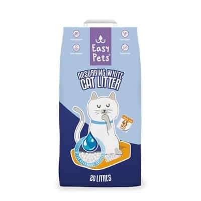 EasyPets kattenbakvulling absorbing white 20LT