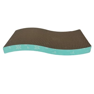 Easypets Krabkarton Wave Turquoise