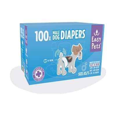 EasyPets Hondenluiers voor reuen - maat XS/S - 100 stuks