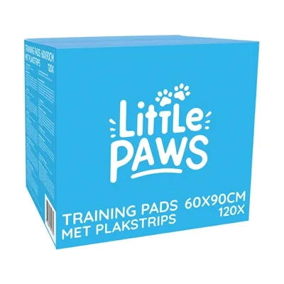 Little Paws Trainingsonderlegger 60x90cm - zindelijkheidstraining voor honden - 120 stuks