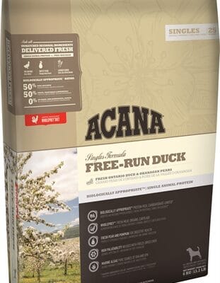 Acana Singles Free-Run Duck graanvrij droogvoer met eend - 2 kg