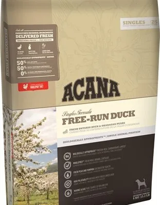 Acana Singles Free-Run Duck graanvrij droogvoer met eend