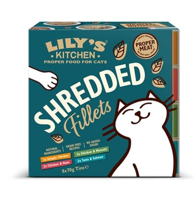Lily's Kitchen Cat Shredded Fillets Multipack 8 x 70 g