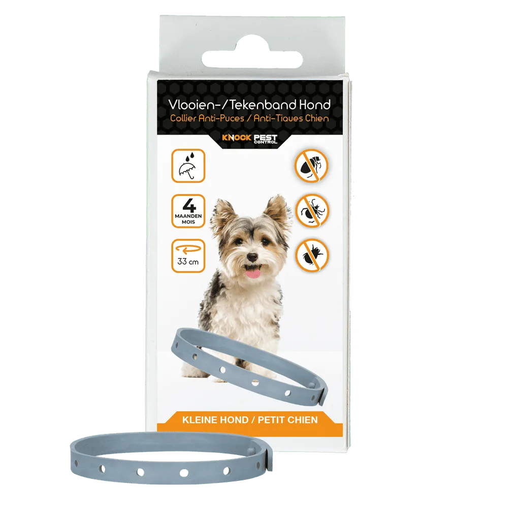 Knock Pest Vlooien/Tekenband Hond 33 cm NL/FR