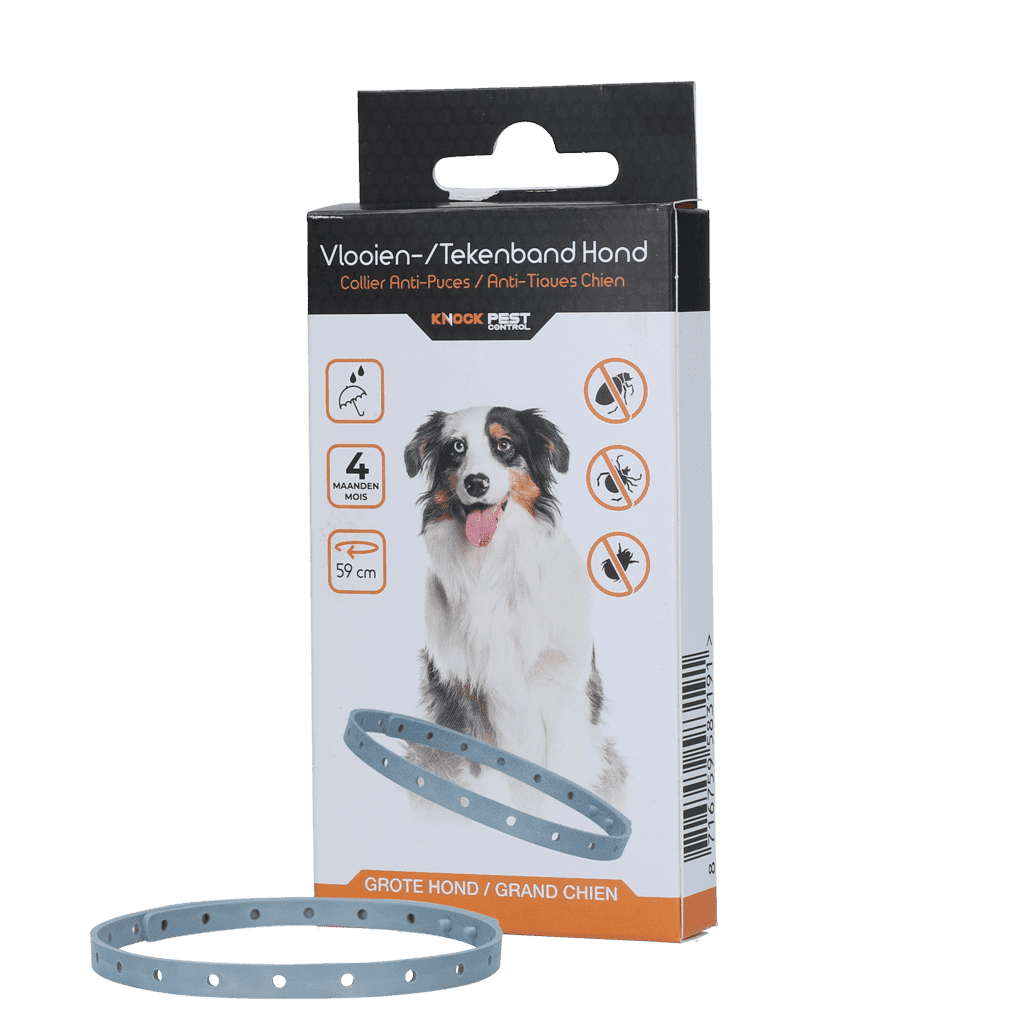 Knock Pest Vlooien/Tekenband Hond 59 cm NL/FR