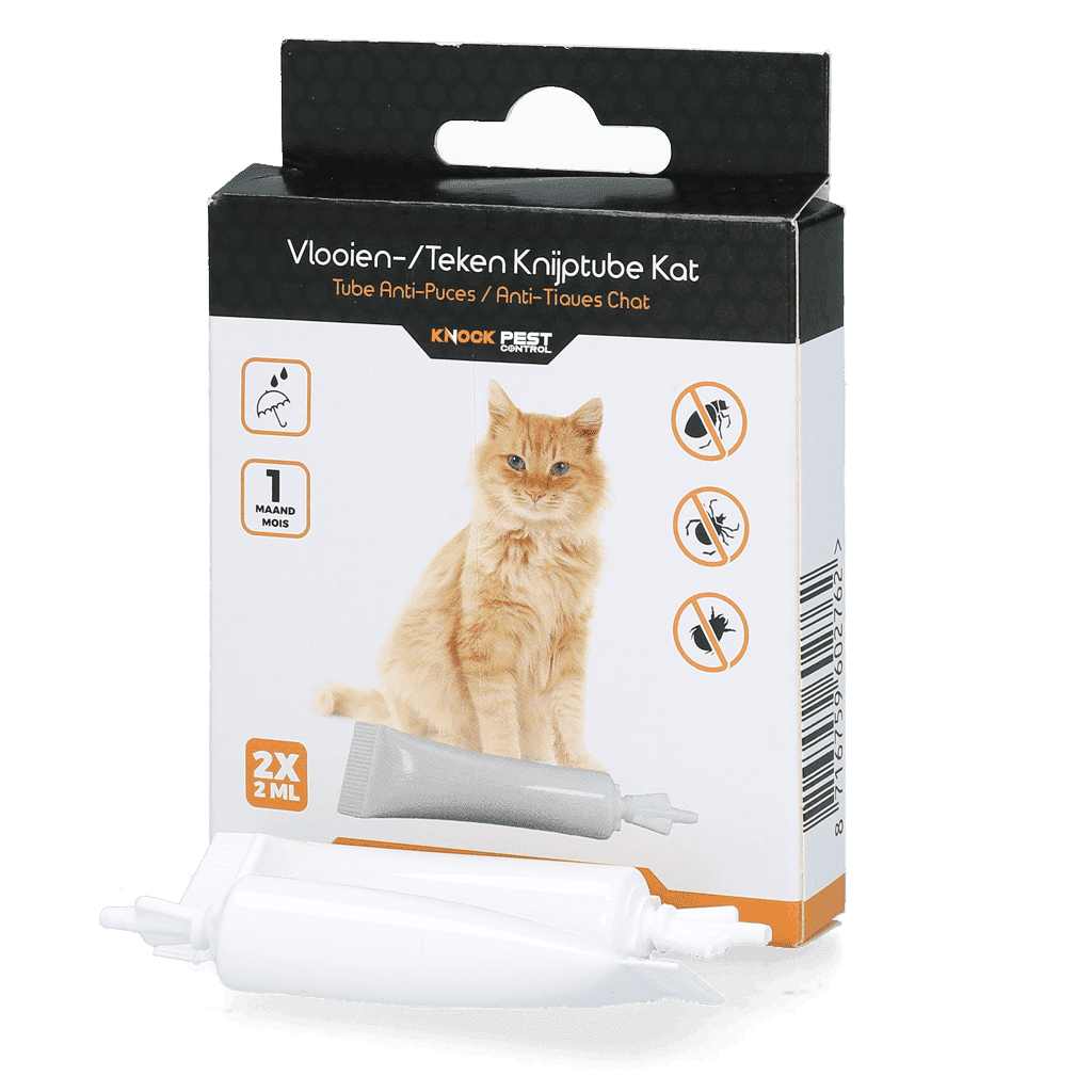 Knock Pest vlooien-tekenpipet Kat NL/FR