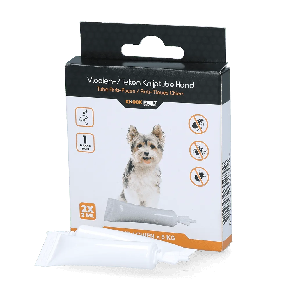 Knock Pest vlooien-tekenpipet Hond <5 kg NL/FR
