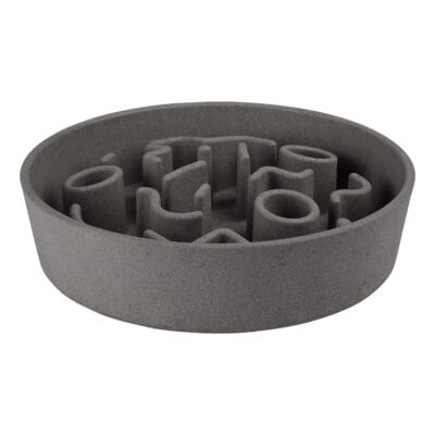 District 70 - BAMBOO Hond Slowfeeder - Grijs - ø 21 cm