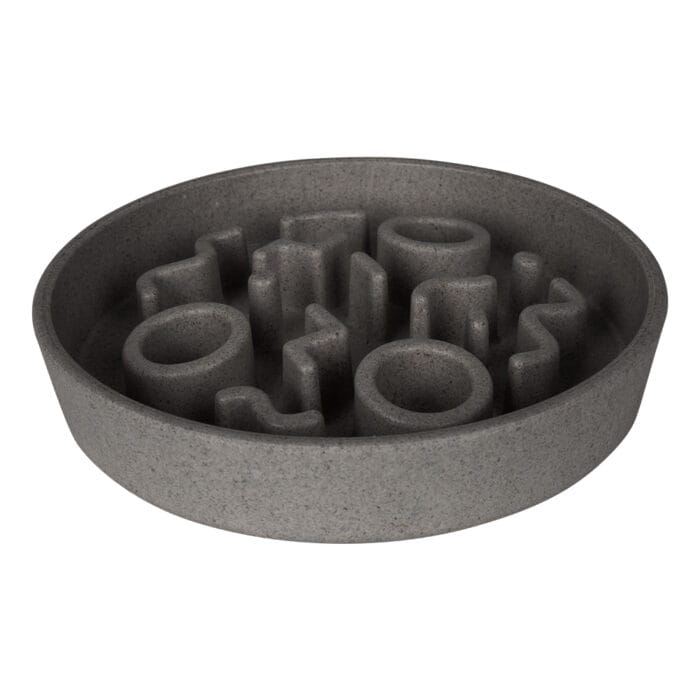 District 70 - BAMBOO Kat Slowfeeder - Grijs - ø 13,5 cm