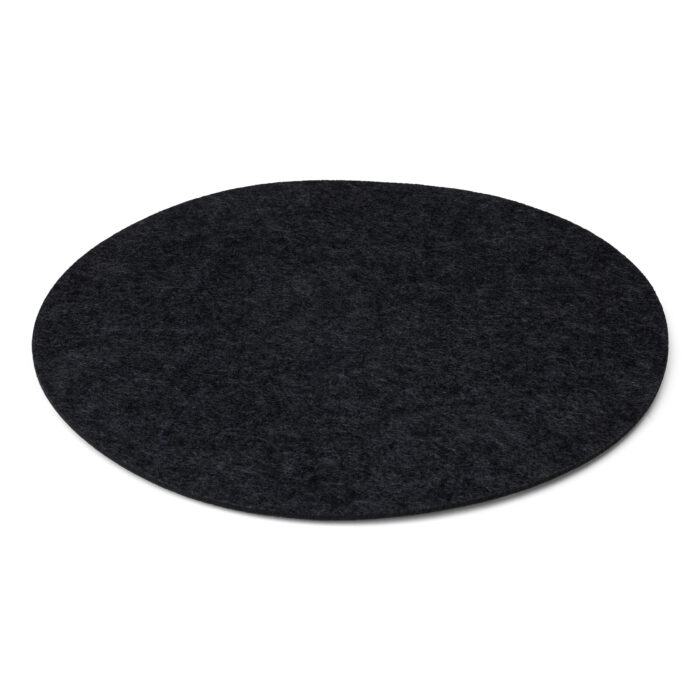 District 70 - OASIS - Vervangings Vilten Mat - Donkergrijs - ø 34 cm