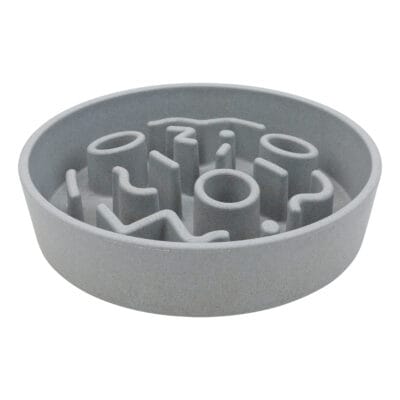 District 70 - BAMBOO Hond Slowfeeder - Ijsblauw - ø 17 cm