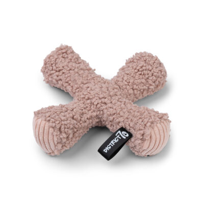 District 70 - ZIGGY Pluche Hondenspeelgoed - Roze - 20 x 20 cm