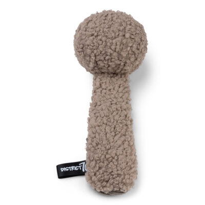 District 70 - CHUCK Pluche Hondenspeelgoed - Taupe - 10 x 30 cm