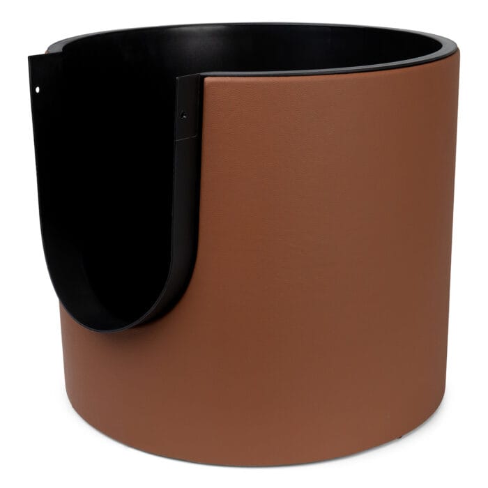 District 70 - FUSE Design Kattenbak - Incl. Cover - Faux Leather Cognac