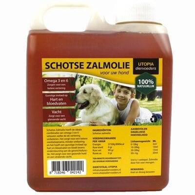 Utopia Schotse Zalmolie Naturel 1 ltr