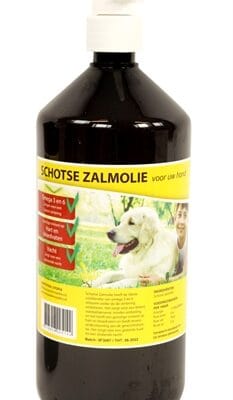 399341-0.jpg Utopia Diertotaal Zalmolie Naturel Met Pompje 1 ltr