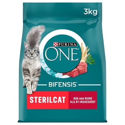 455085-0.jpg Purina ONE Sterilcat Rund/Tarwe 3kg