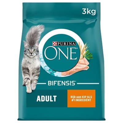 455087-0.jpg Purina ONE Adult Kip/Volkoren Granen 3kg