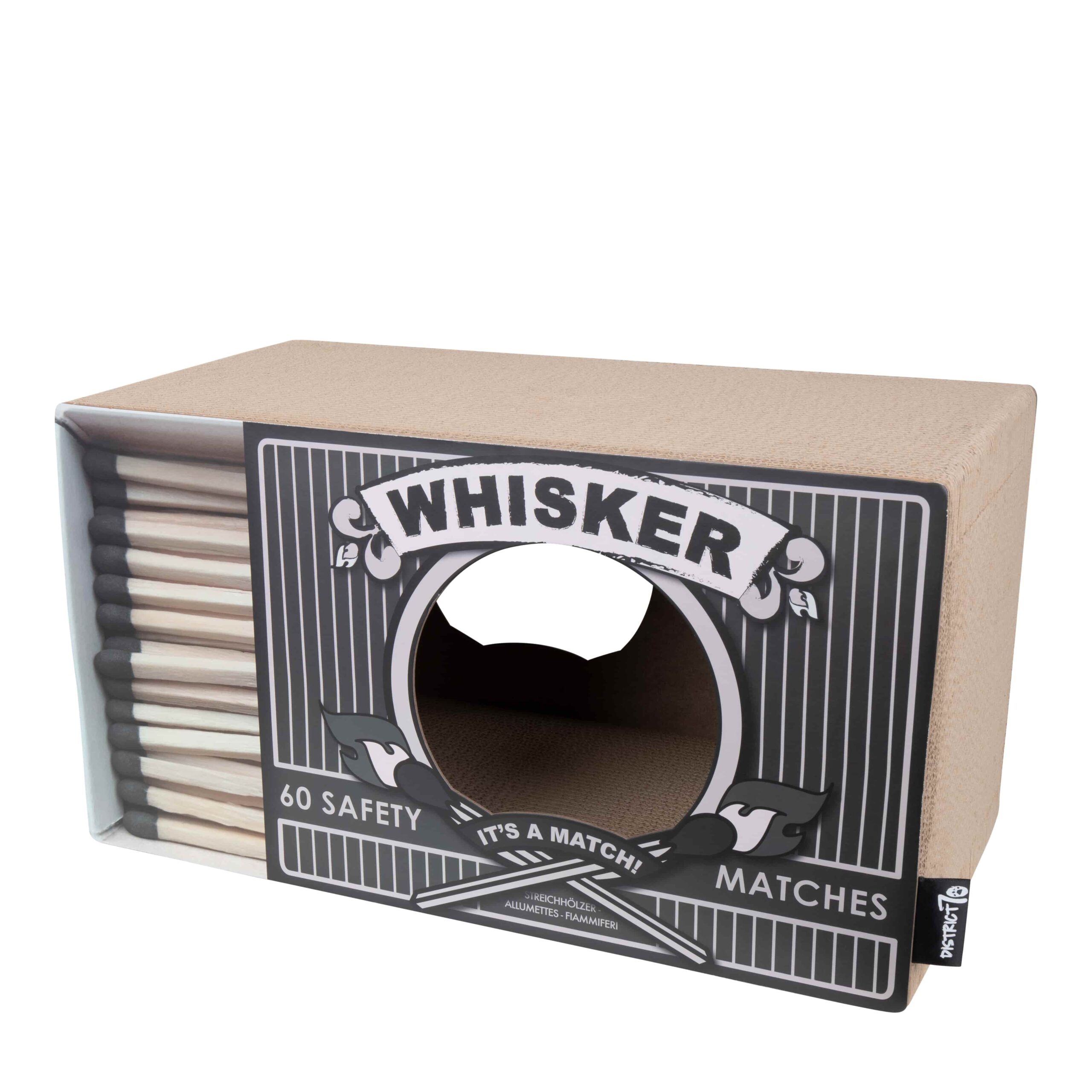 District 70 - WHISKER - Zwart