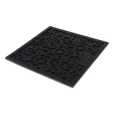 District 70 - QUEST Likmat - Donkergrijs - 20 x 20 cm