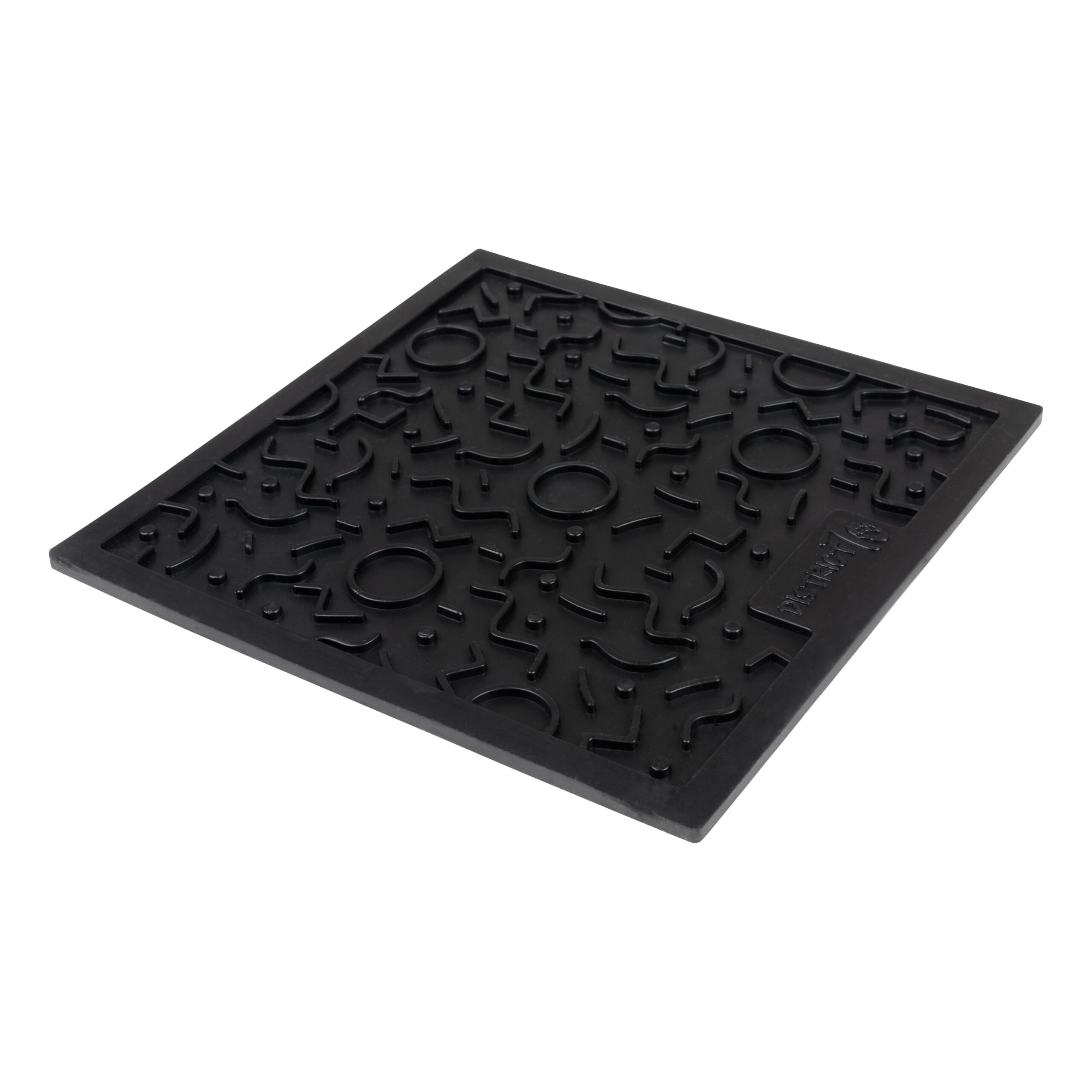 District 70 - QUEST Likmat - Donkergrijs - 20 x 20 cm