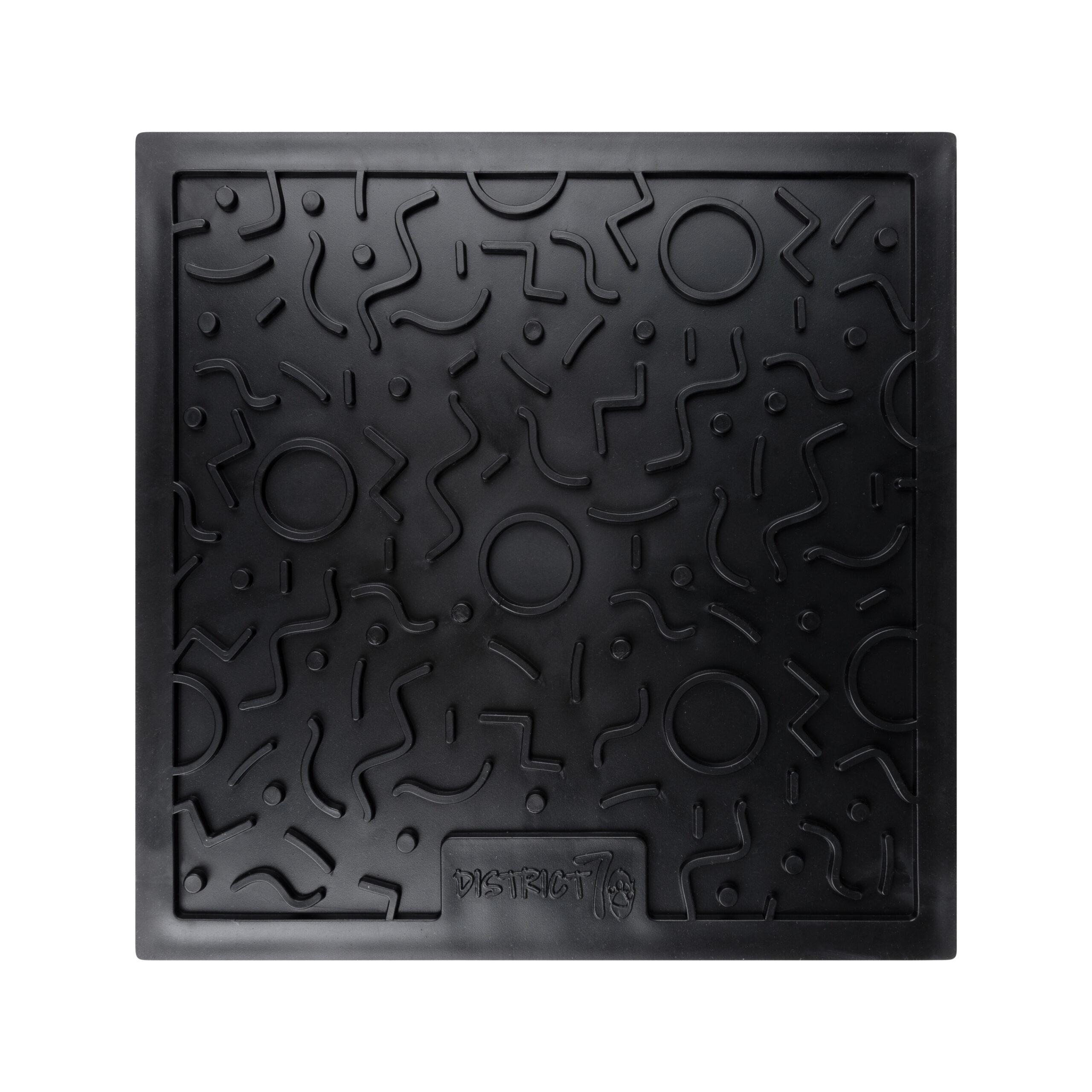 District 70 - QUEST Likmat - Donkergrijs - 20 x 20 cm